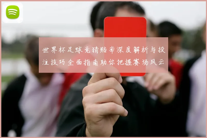 世界杯足球竞猜赔率深度解析与投注技巧全面指南助你把握赛场风云